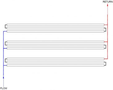 Reverse return configuration
